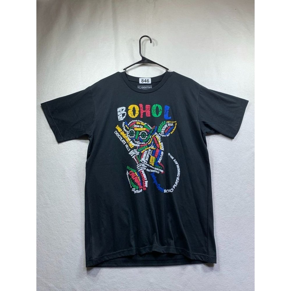 Plus Size Men Island Tour Black T-shirt Size 2xl (846)